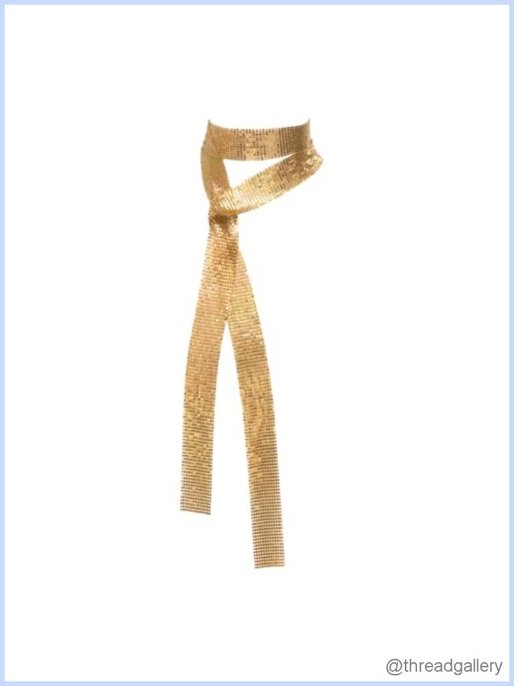 Women's Sequin Skinny Scarf Sparkly Long Wrap Neck Scarf